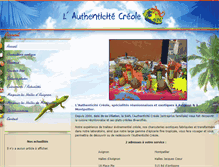 Tablet Screenshot of lauthenticite-creole.com